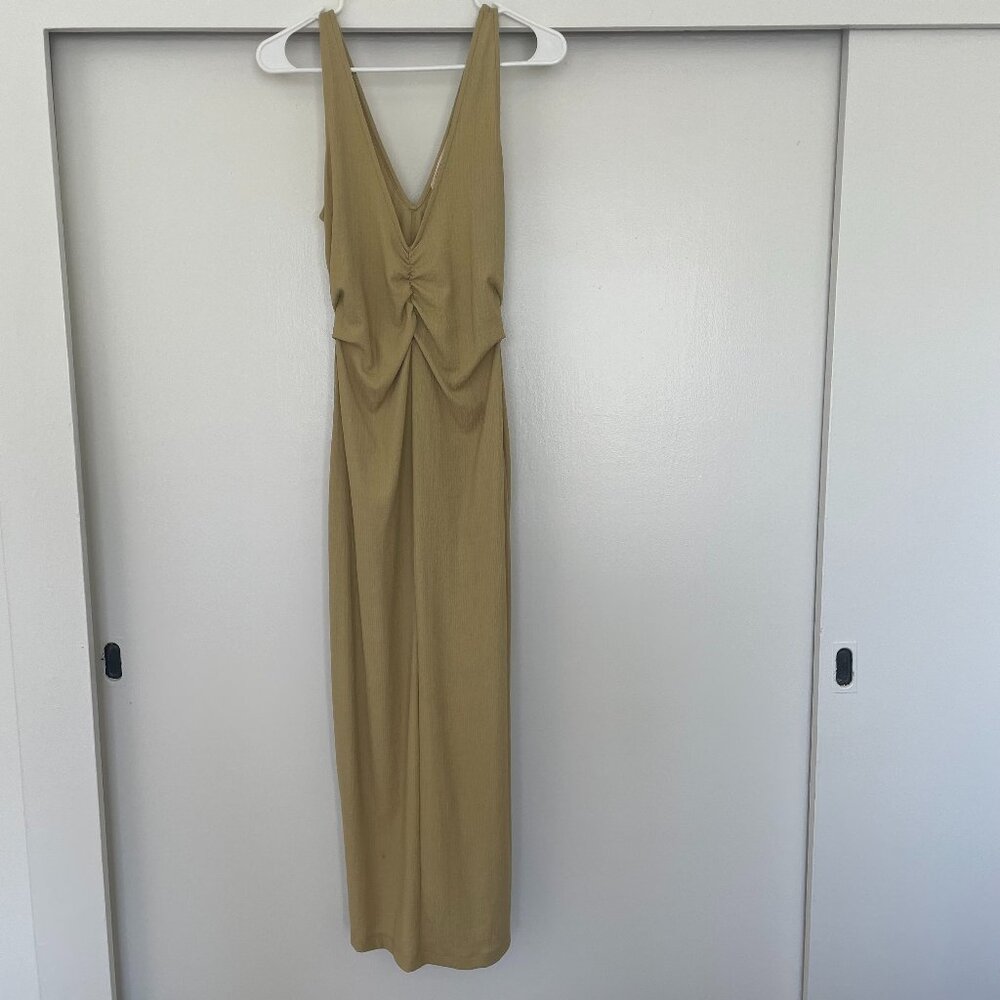 FREE PEOPLE FP Beach Lyla Midi Dress in Sungold